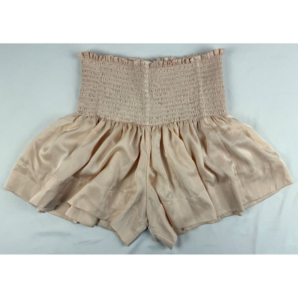 J17 KOCH Erica Skort Skirt Light Pink Satin Silky Sz XS $295 - Picture 3 of 7